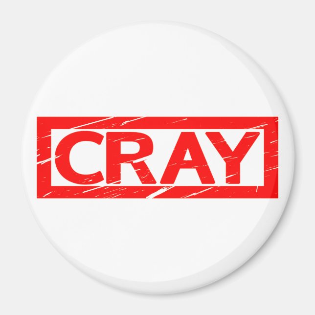 Cray Stamp Magnet (Front)