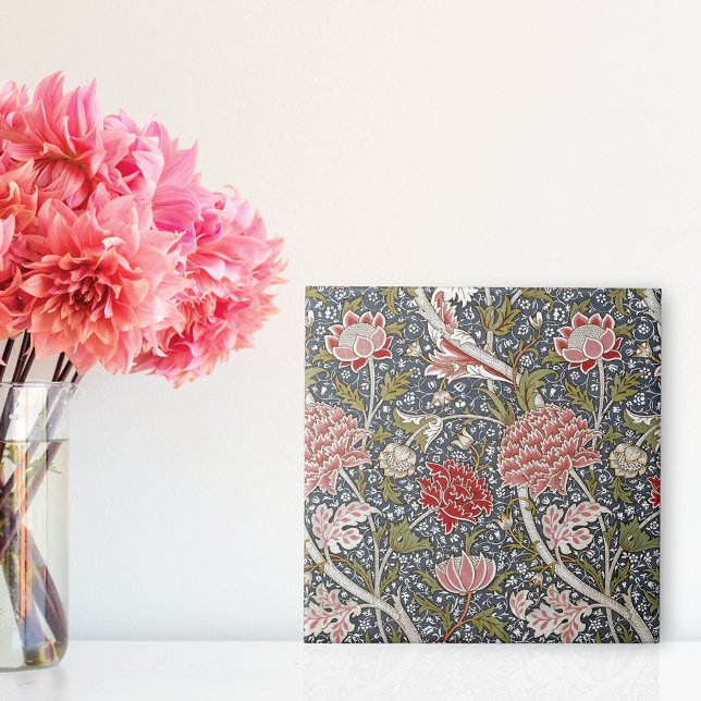 Cray Textile Floral William Morris Tile (Creator Uploaded)