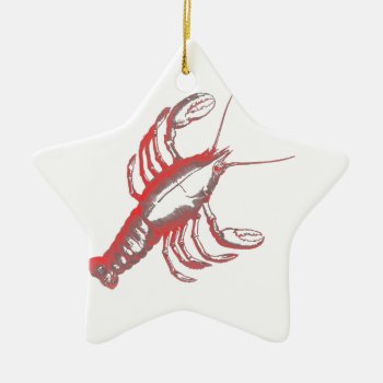 Crayfish Ceramic Ornament by Dozzle at Zazzle