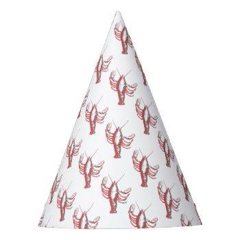 Crayfish Party Hat by Dozzle at Zazzle