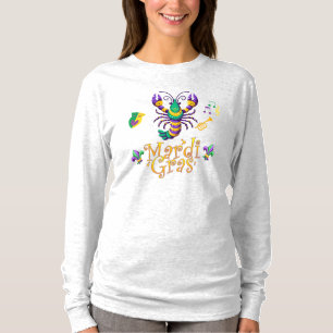 Crayfish/trumpet/mask/fleur de lis Mardi Gras T-Shirt