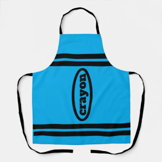 Crayon Apron Family & Group Costumes - Blue