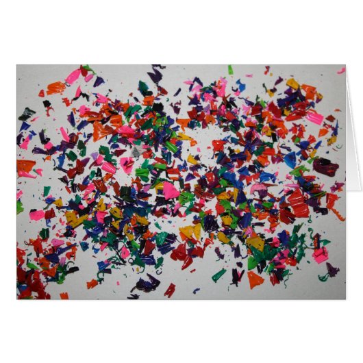 CRAYON ART CARD (Front Horizontal)