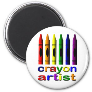 Crayon Artist Magnet