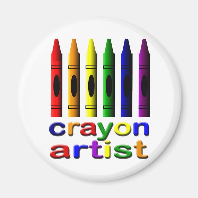 Crayon Artist Magnet (Front)