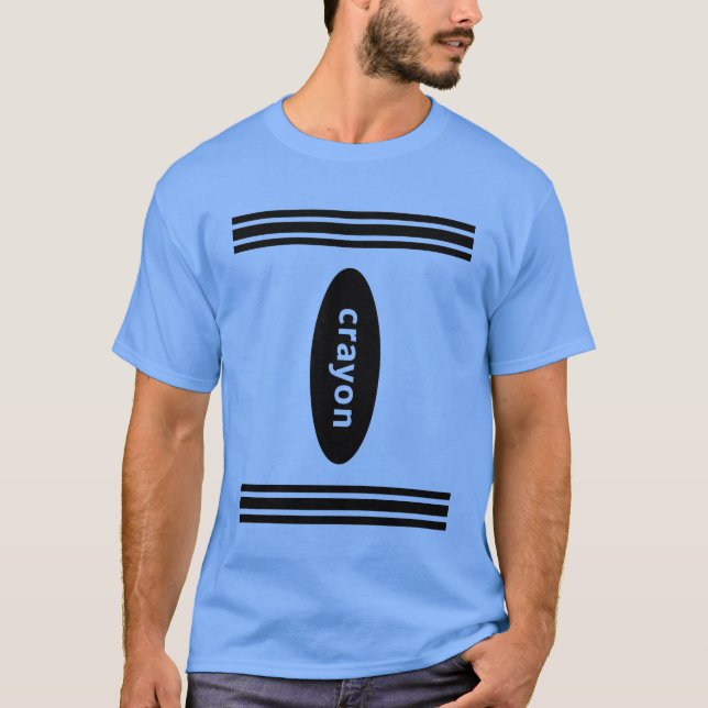 Crayon Box Halloween Costume Couple Group T-Shirt (Front)