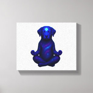 Crayon Chaos – Funny Brussels Griffon Dog Meme Des Canvas Print