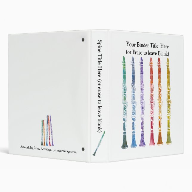 Crayon Clarinets Binder (Background)