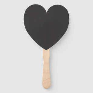 Crayon Color Black Fan, Choose Shape Hand Fan