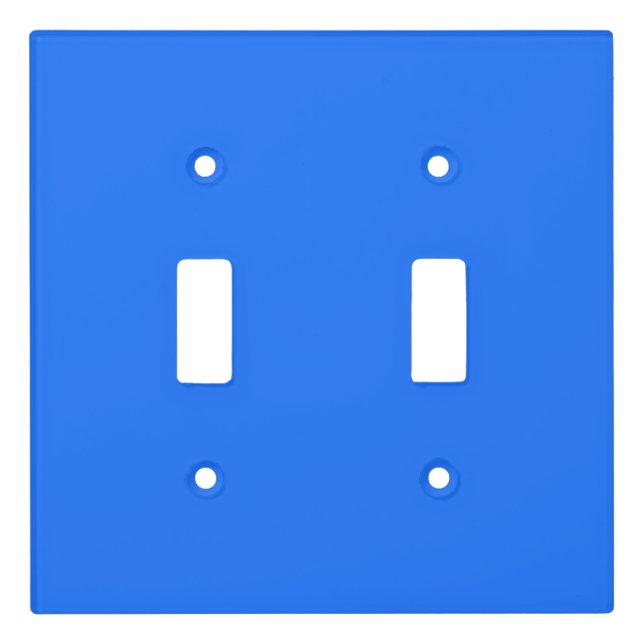 Crayon Color Blue Light Switch Cover (Front)