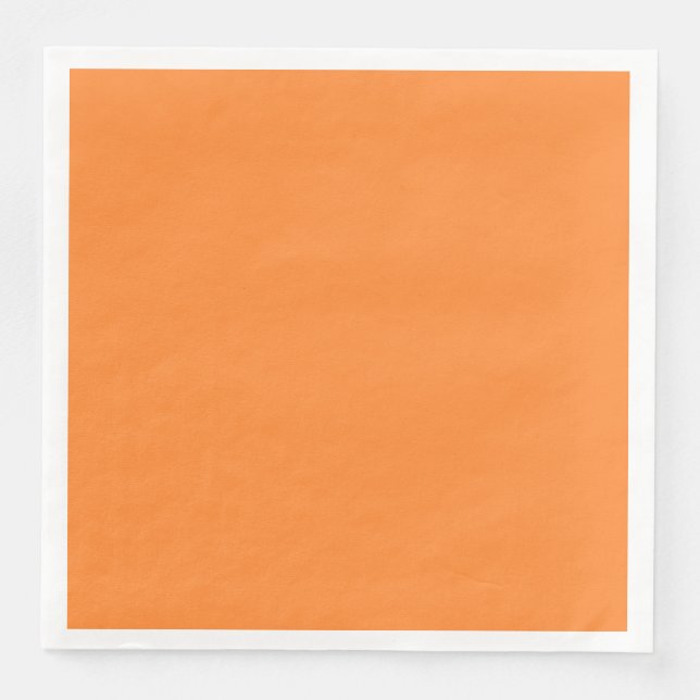 Crayon Color Orange Standard Dinner Napkin  (Front)