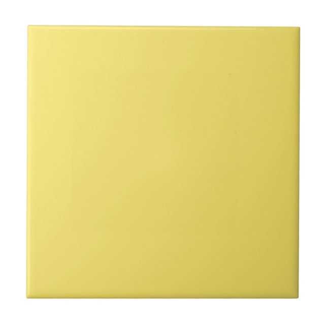 Crayon Color Yellow Ceramic Tile (Front)