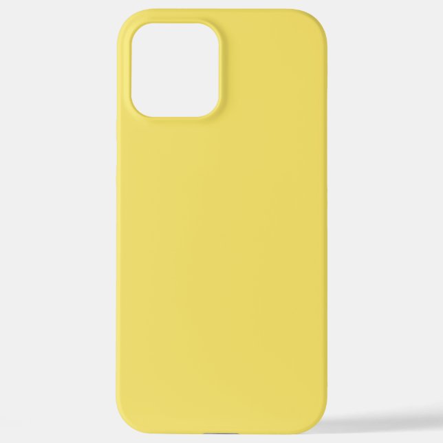 Crayon Color Yellow iPhone 12 Pro Max Case  (Back)