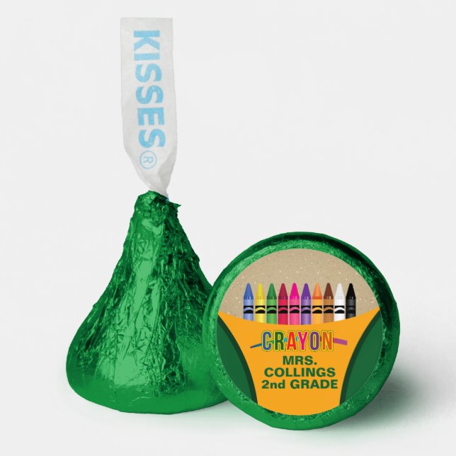 Crayon Coloring Party Hershey®'s Kisses® (Front)