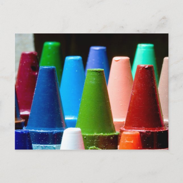 Crayon Colors Postcard (Front)