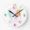 Crayon Drawing Clock