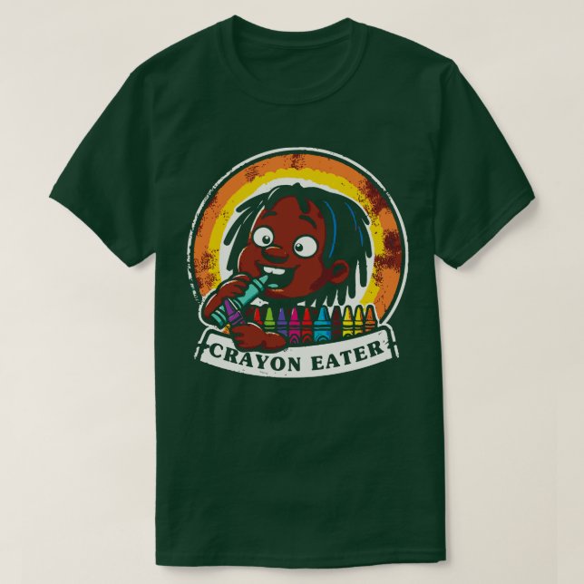 Crayon Eater T-Shirt (Design Front)