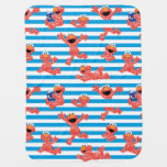 Crayon Elmo Stripe Pattern Baby Blanket