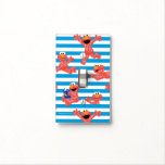 Crayon Elmo Stripe Pattern Light Switch Cover