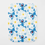 Crayon Grover Sunshine Pattern Baby Burp Cloth