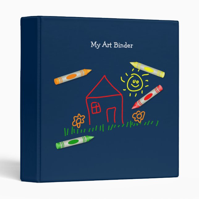 Crayon House Binder (Front/Spine)
