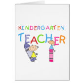 Crayon Kindergarten Teacher Tshirts and Gifts (Front)
