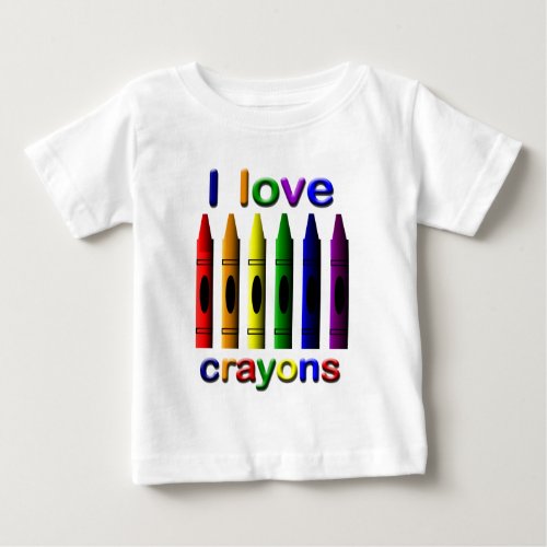 Crayon Love Crayons Infants T_shirt