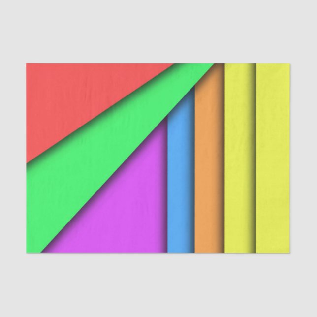 Crayon Rainbow Tissue Paper (Front)