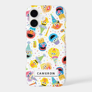 Crayon Sesame Pals Party Pattern iPhone 17 Case