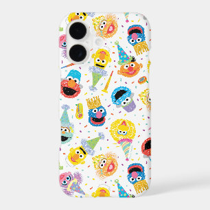 Crayon Sesame Pals Party Pattern iPhone 17 Case