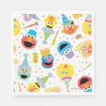 Crayon Sesame Pals Party Pattern Napkins