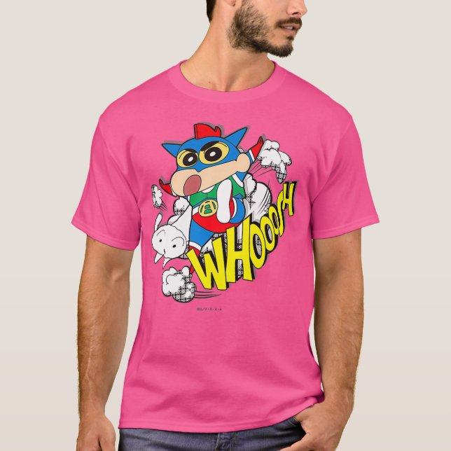 Crayon Shin-chan Action Kamen Shin-chan American T-Shirt (Front)