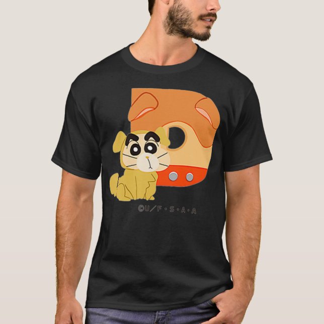 Crayon Shin-chan FUN FUN STUDY A to Z D one T-Shirt (Front)