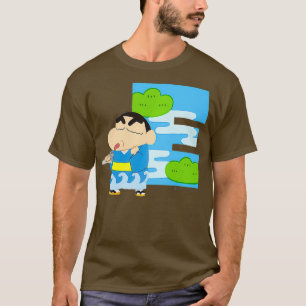 Crayon Shin-chan FUN FUN STUDY A to Z E Premium T-Shirt