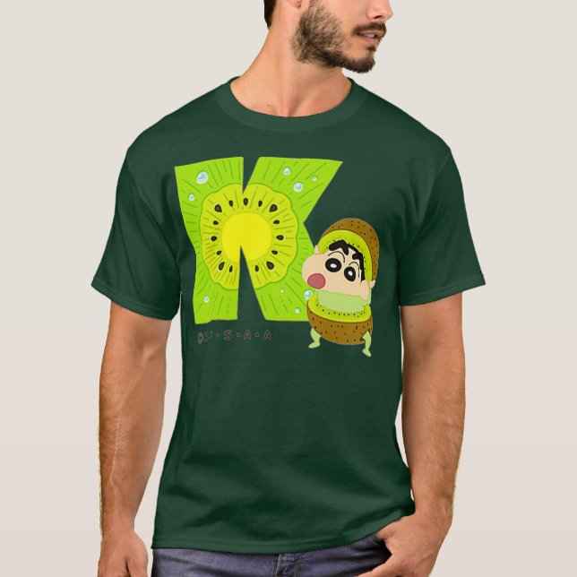 Crayon Shin-chan FUN FUN STUDY A to Z K one T-Shirt (Front)