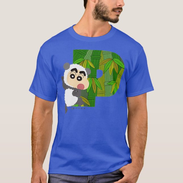 Crayon Shin-chan FUN FUN STUDY A to Z P Premium T-Shirt (Front)