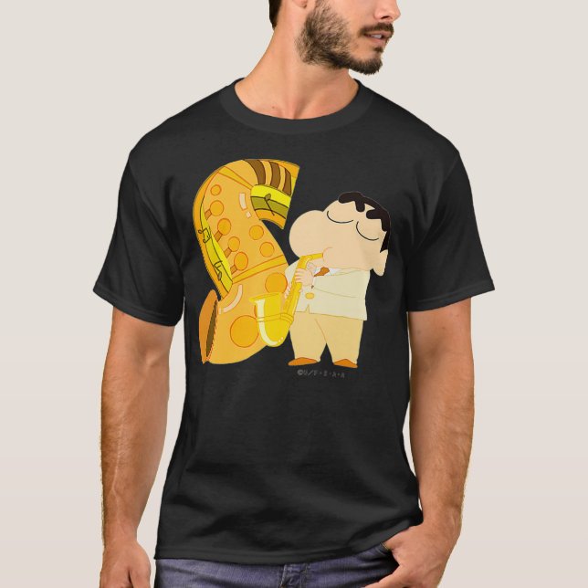 Crayon Shin-chan FUN FUN STUDY A to Z S Premium T-Shirt (Front)