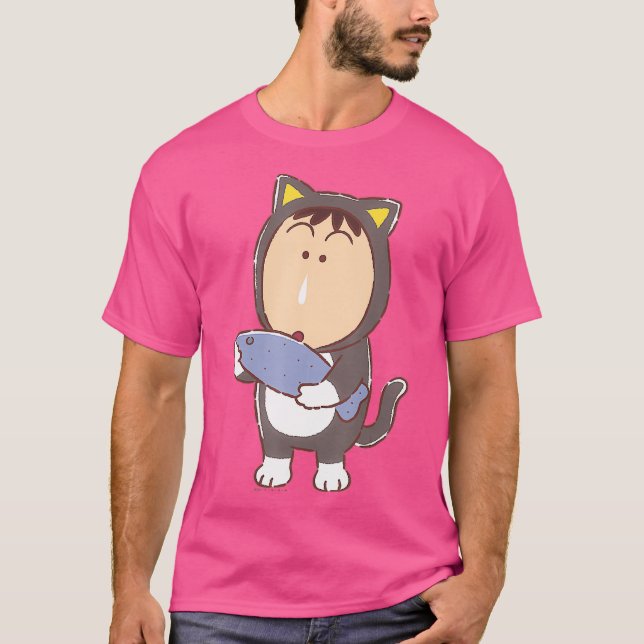 Crayon Shin-chan Kitten Play party Bo-chan T-Shirt (Front)
