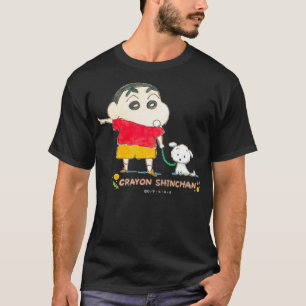 Crayon Shin-chan Shin-chan and Shiro Over there T-Shirt