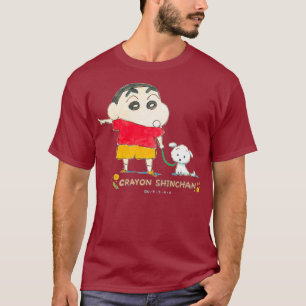 Crayon Shin-chan Shin-chan and Shiro Over there T-Shirt