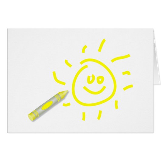 Crayon Sun Cards (Front Horizontal)