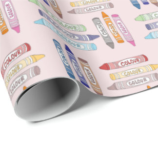 Crayon Wrapping Paper