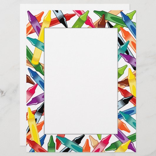 Crayons Frame (Front/Back)