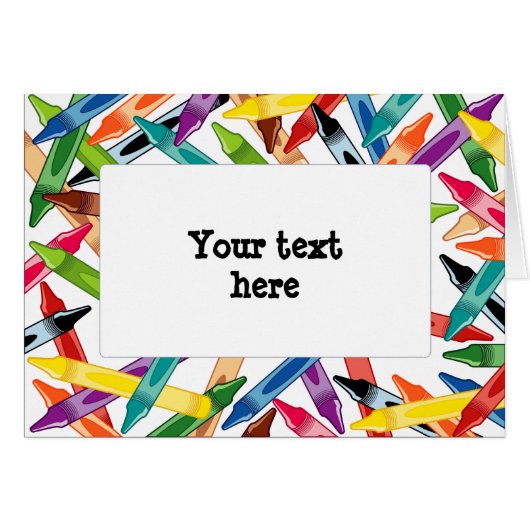 Crayons Frame (Front Horizontal)