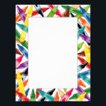 Crayons Frame Letterhead<br><div class="desc">Customize with your text. Original border design of colorful crayons for school, home and office. See more products with this design in this store's Fun Frames Category. Just click my store link or icon and scroll. Visit my other stores for more custom designs and great gifts. Pomegranate Gallery Store www.zazzle.com/pomegranate_gallery/...</div>
