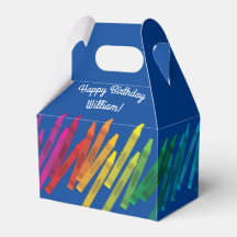 Crayons Kids Birthday Party Art Cute Colorful