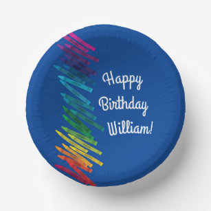Crayons Kids Birthday Party Art Cute Colorful Paper Bowls