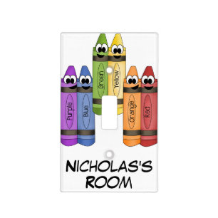 Crayons Light Switch Cover