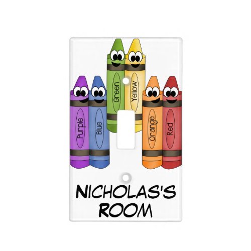 Crayons Light Switch Cover