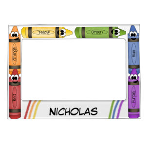 Crayons Magnetic Picture Frame